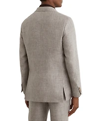 Reiss Men's Amore Linen Double-Breasted Tailored-Fit Suit Blazer