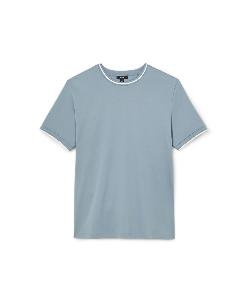 Reiss Men's Ainsley Air-Water Cotton Tipped Tailored-Fit T-Shirt