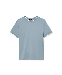 Reiss Men's Ainsley Air-Water Cotton Tipped Tailored-Fit T-Shirt