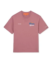 Reiss Men's La Papaya McLaren Racing Miami Papaya-Print Unisex-Fit T-Shir