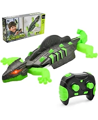 Contixo Wall Climbing Rc Gecko with Glow-in-the-Dark Design, Led Eyes and Remote Control, Crawls on Floors, Walls, Ceilings and Glass, for Ages 3+