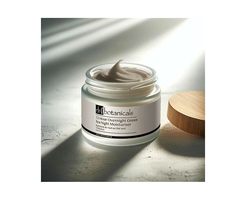 Dr. Botanicals 12-Hour Overnight Green Tea Night Moisturiser 50 milliliter