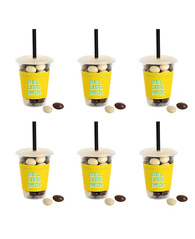 Sugarfina Caffe Luxxe Chocolate Espresso Beans Mini Coffee Cup Kit, 6-Piece