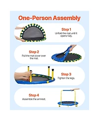 Vevor Trampoline for Kids Indoor/Outdoor Foldable Baby Toddlers Trampoline