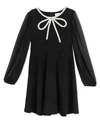 Speechless Girls' 7-16 Knee Length Long-Sleeve Dress