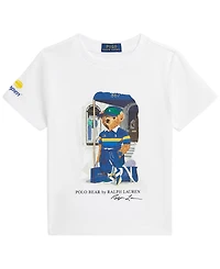 Polo Ralph Lauren Boys' 2T-7 Us Open Bear Short-Sleeve T-Shirt