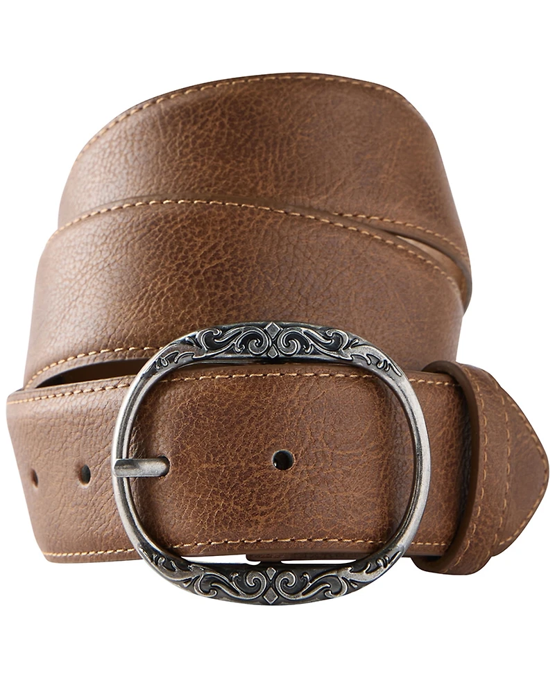Cotton On Men's Oval Buckle Belt