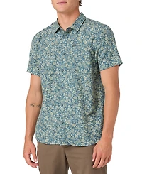 O'Neill Men's Oasis Standard Short-Sleeve Printed Woven Shirt