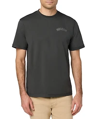 Hudson Jeans Men's Chest Logo Graphic Detail Crewneck T-Shirt