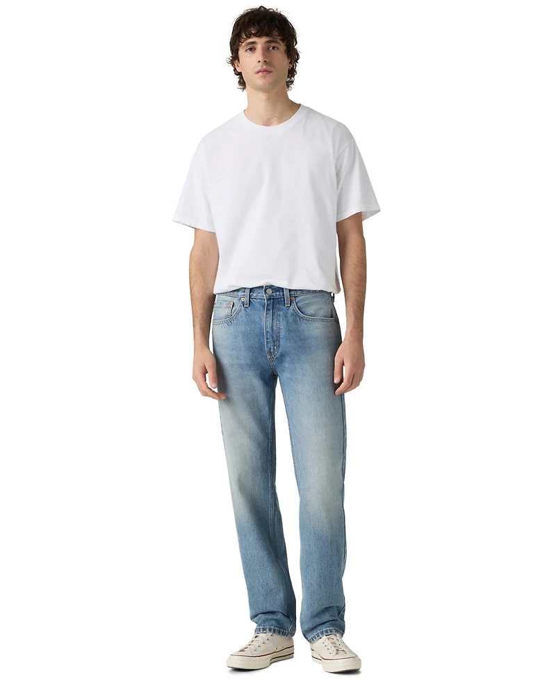 Levi's Men's Blue Tab 505 Regular-Fit Jeans