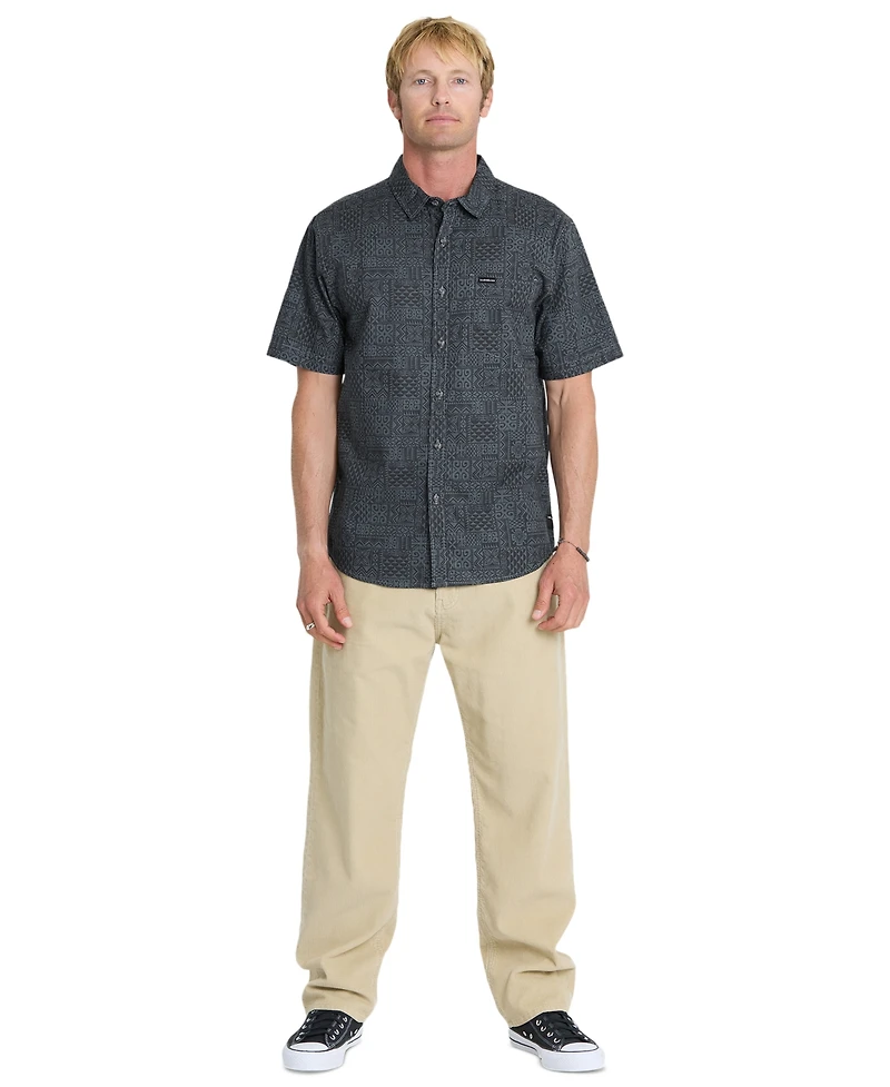 Quiksilver Men's Koa Classic Printed Poplin Shirt