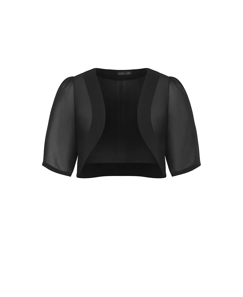 City Chic Women's Chiffon Shrug