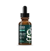 Gaia Herbs Milky Oats and Skullcap Regenerative Certified Tinctures 1 fl oz