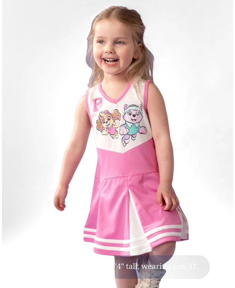 Paw Patrol Toddler Girls (2T - 4T) Sleeveless Cheerleader Dress