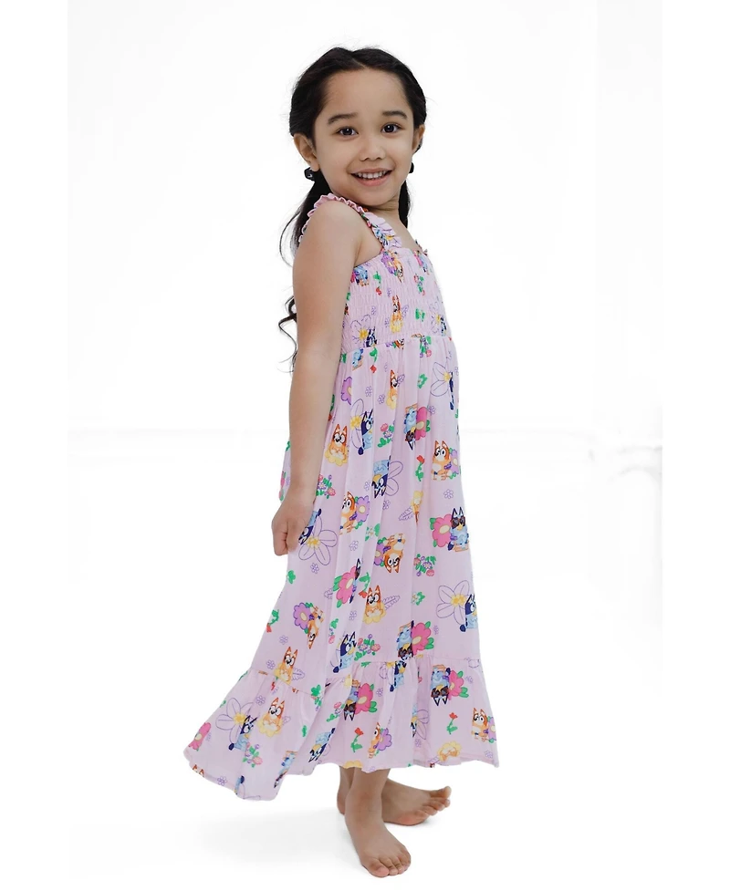 Bluey Girl's (2T-5T) Sleeveless Maxi Dress