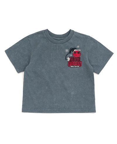 Nightmare Before Christmas Little Boys Jack Skellington Holiday Short Sleeve T-Shirt