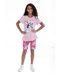 Bluey Toddler Girls Bingo T-Shirt and Shorts Outfit Set
