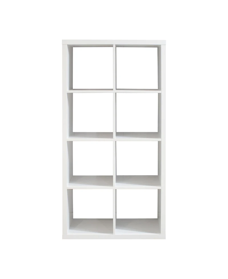 Flynama Smart 8-Cube Open Back Freestanding Storage Bookcase