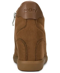 Dkny Women's Sammy Lace-Up Wedge Sneakers
