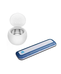 Pursonic The Ultimate Hygiene Duo Ultrasonic Cleaner Pod and Uv Toothbrush Sanitizer