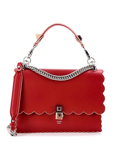 Pre-Owned Fendi Medium Kan I Bag Leather