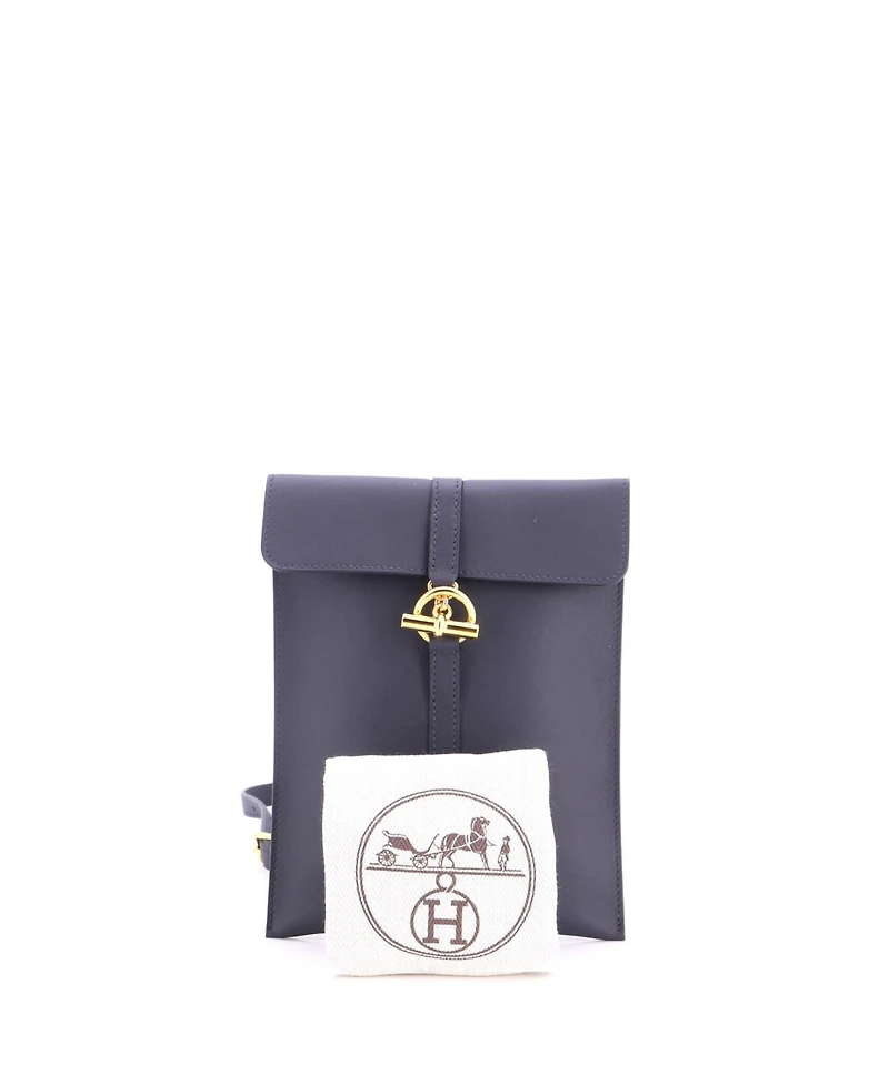 Pre-Owned HERMES Glenan To Go Pouch Swift