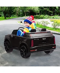 homfan 2-Seater Licensed luxury Suv Ride-On Truck, Remote Control, Spring Suspension, Led Lights, Music