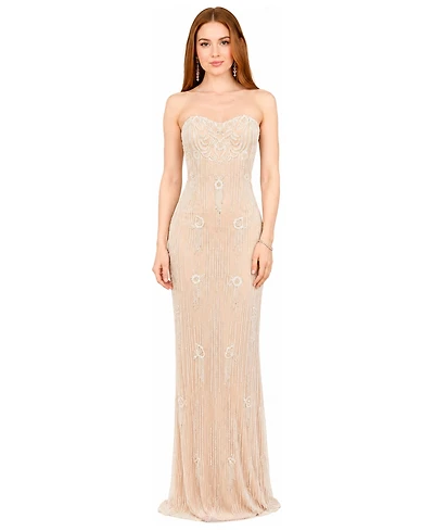 Lara Women's Strapless Beaded Wedding Gown