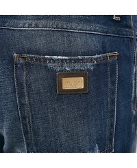 Pre-Owned Dolce & Gabbana Men's Distressed Denim Jeans
