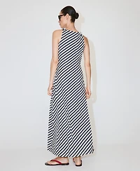 Mango Women's Draped Straps Knit Dress