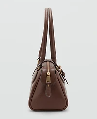 Mango Women's Buckle Shoulder Bag