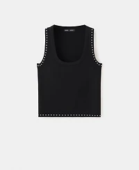 Mango Women's Stud Detail Tank Top