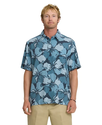 Quiksilver Waterman Men's Mix Perform Short-Sleeve Shirt