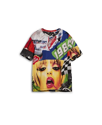 Desigual Men's Printed racing T-shirt