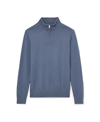 Reiss Men's Blackhall Merino Wool Half-Zip Funnel-Neck Jumper