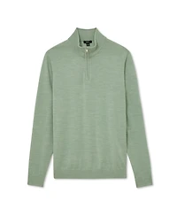 Reiss Men's Blackhall Merino Wool Half-Zip Funnel-Neck Jumper