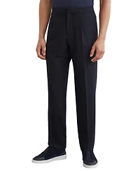 Reiss Men's Sidney Trouser Stripe Tapered Pleated Pants