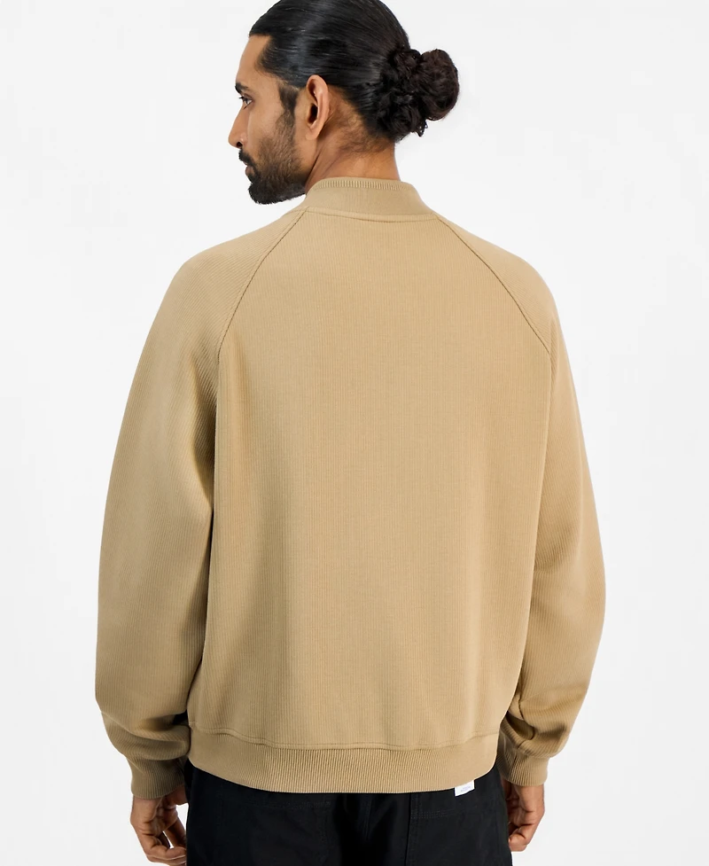 Hugo by Boss Men's Dabin Regular-Fit Ribbed Bomber Jacket