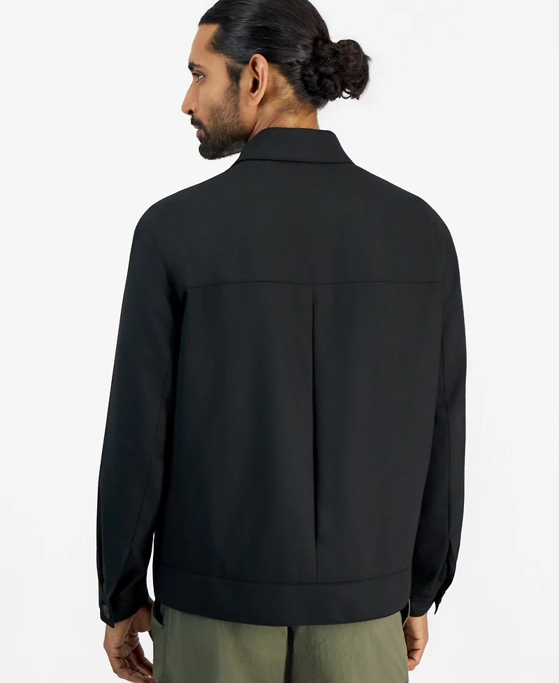 Hugo by Boss Men's Juliano Slim-Fit Twill Pleated-Back Jacket