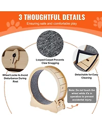 Vevor Cat Exercise Wheel Large Cat Treadmill Wheel for Indoor Cats