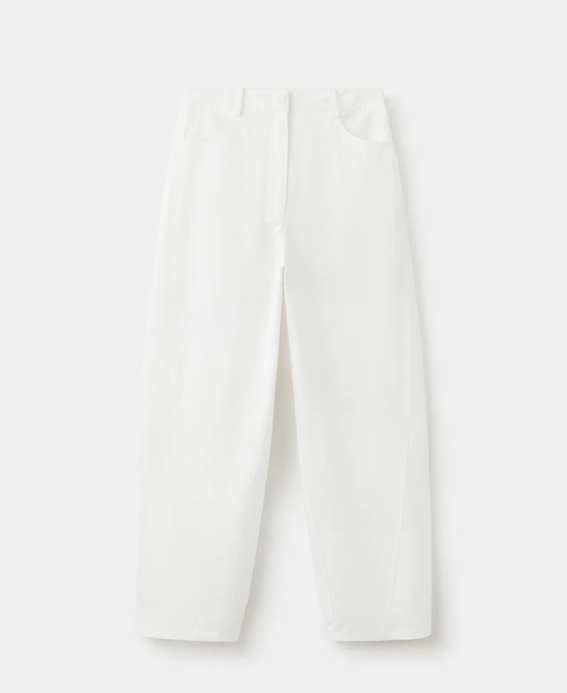 Mango Women's High-Waisted Balloon Pants