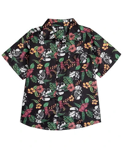 Star Wars Toddler Boy's (2T-5T) Hawaiian Button Down Shirt