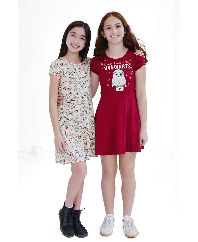 Harry Potter Girls (4-16) Hedwig 2-Piece Skater Dress Set