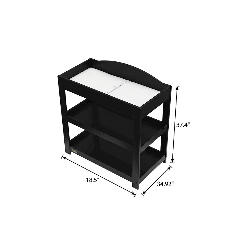 Graco Customizable Changing Table with Water-Resistant Changing Pad
