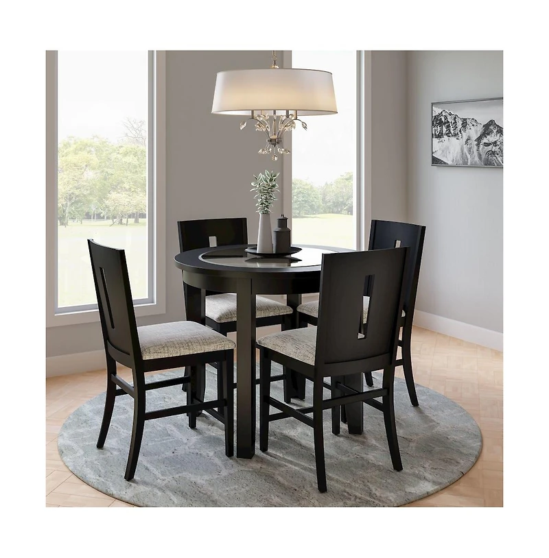 Jofran Urban Icon Contemporary Slotback Upholstered Counter Stool (Set of 2
