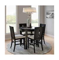 Jofran Urban Icon Contemporary Slotback Upholstered Counter Stool (Set of 2