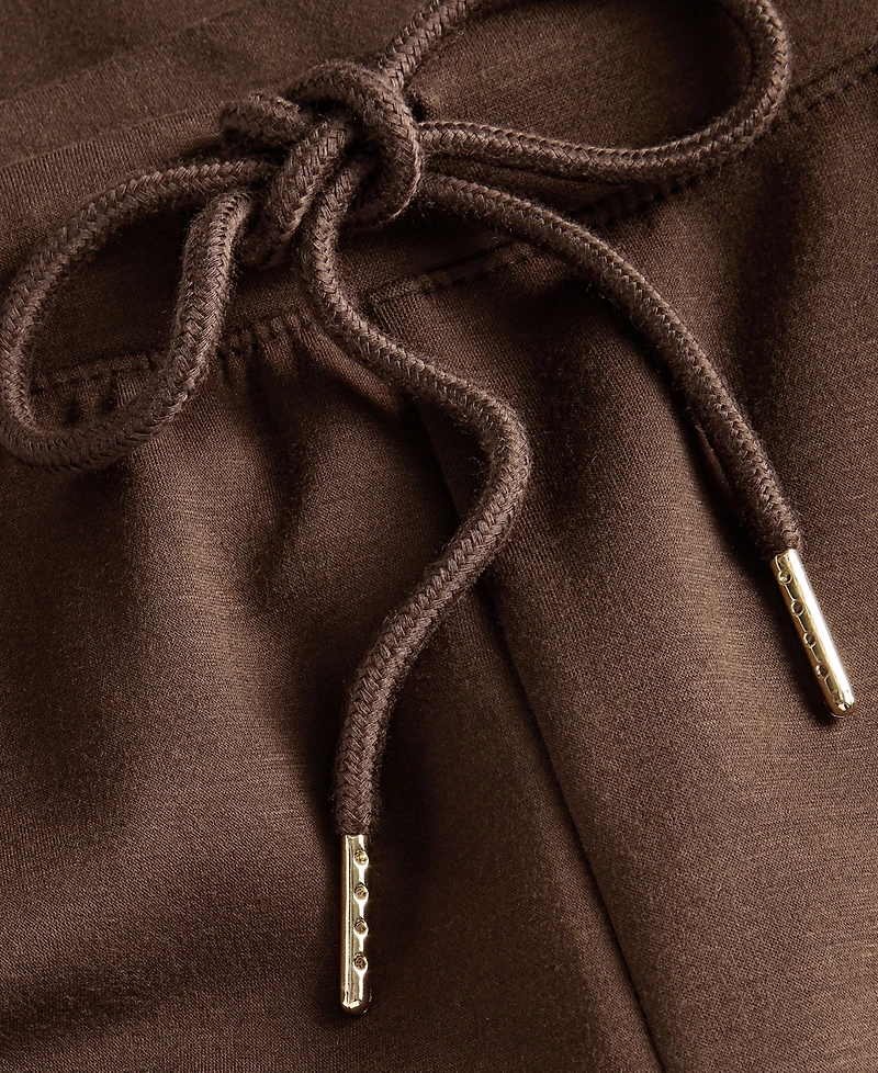 I.n.c. International Concepts Petite High-Rise Drawstring Flare Sweatpants, Macy's Exclusive