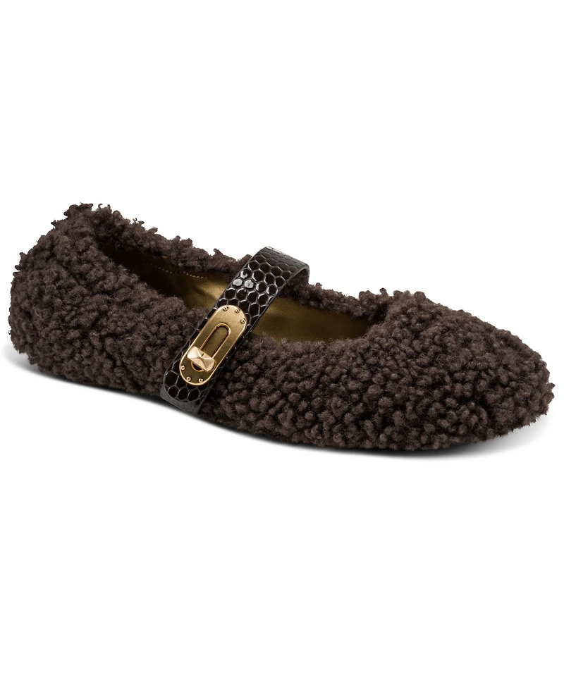 Donna Karan New York Women's Anselm Cozy Mary Jane Flats