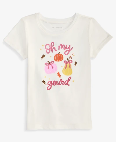 Epic Threads Toddler Girls' (12M-5T) Pumpkin Graphic T-Shirt, Macy's Exclusive