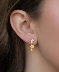 Girls Crew Crystal Looney Tunes Tweety Bird Earrings